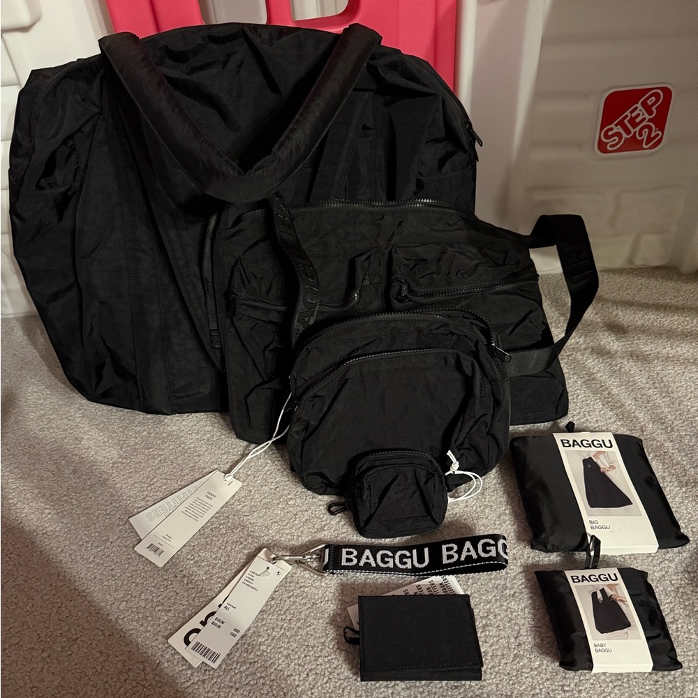 BAGGU Black Bag Set
